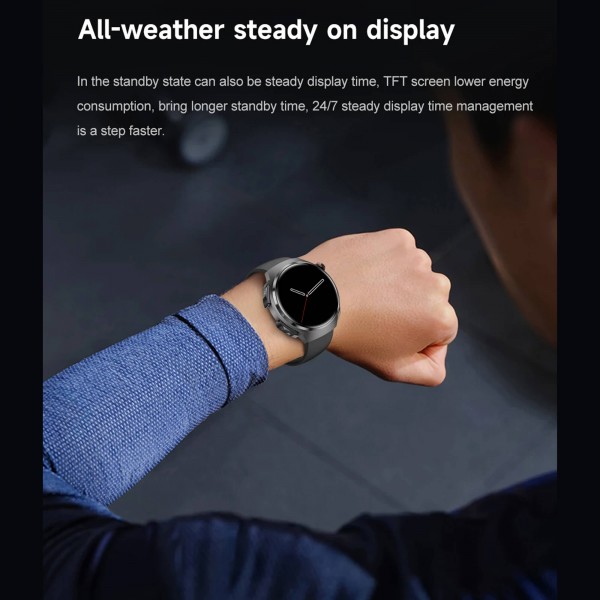 Smartwatch Microwear DK56 –  Silver Silicone